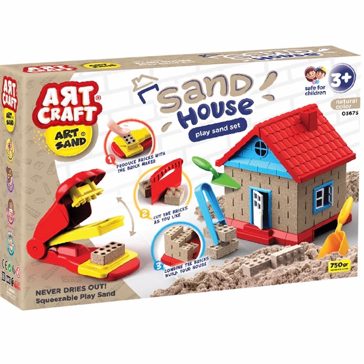 Dede Art Craft İnşaat Kinetik Kum Ev Seti