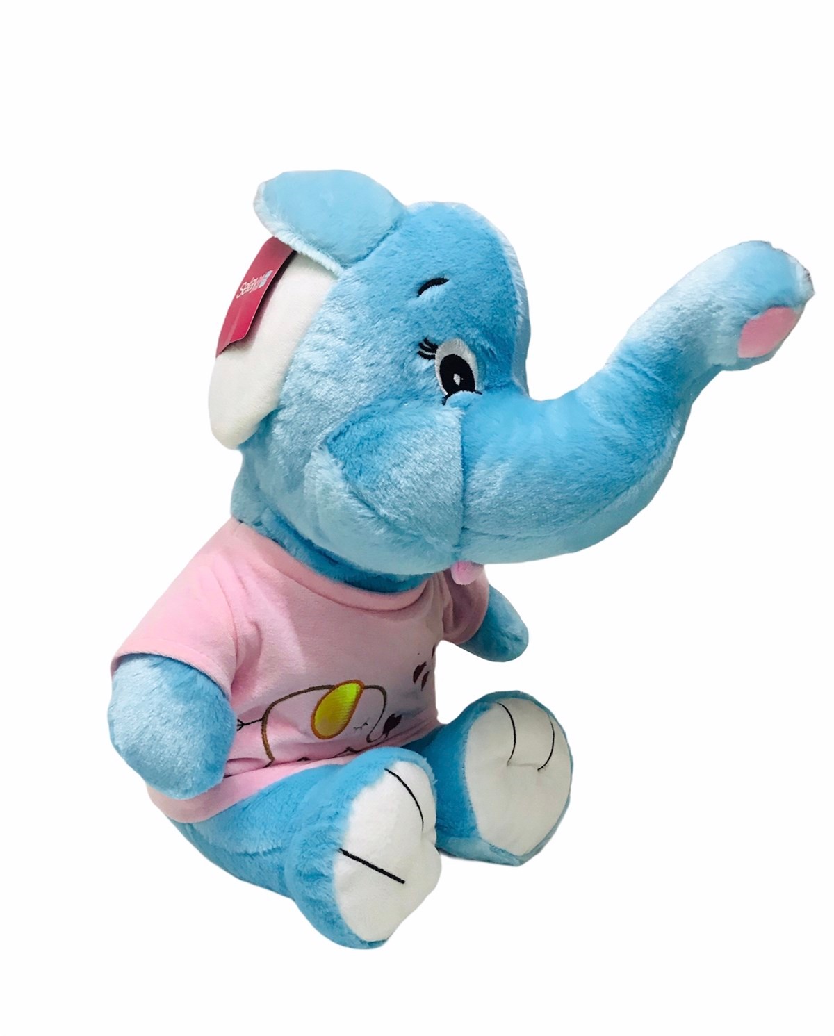 Selay Tişörtlü Peluş Fil 45 Cm