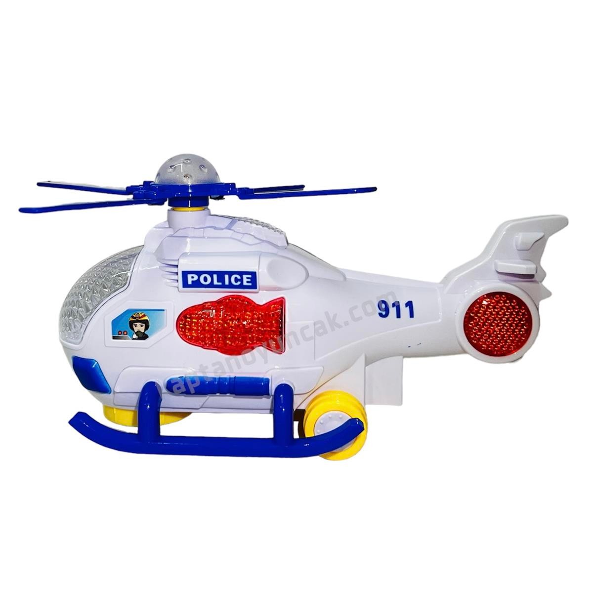 Pilli Sesli Işıklı Sensörlü Helikopter