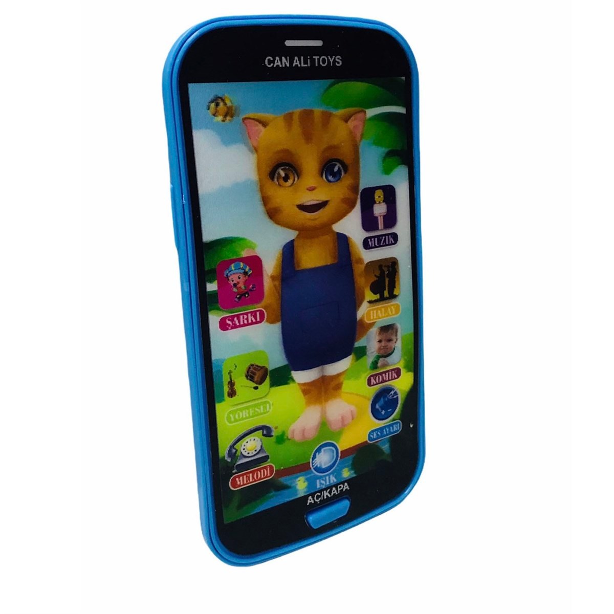 Can Ali Toys Oyuncak Dokunmatik Cep Telefonu / Tablet Sesli 12 Fonksiyonlu