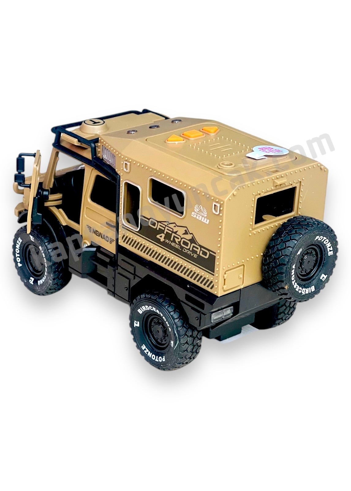 Sesli Işıklı Kapıları Açılıp Kapanabilen Lüks Off Road Karavan Araba