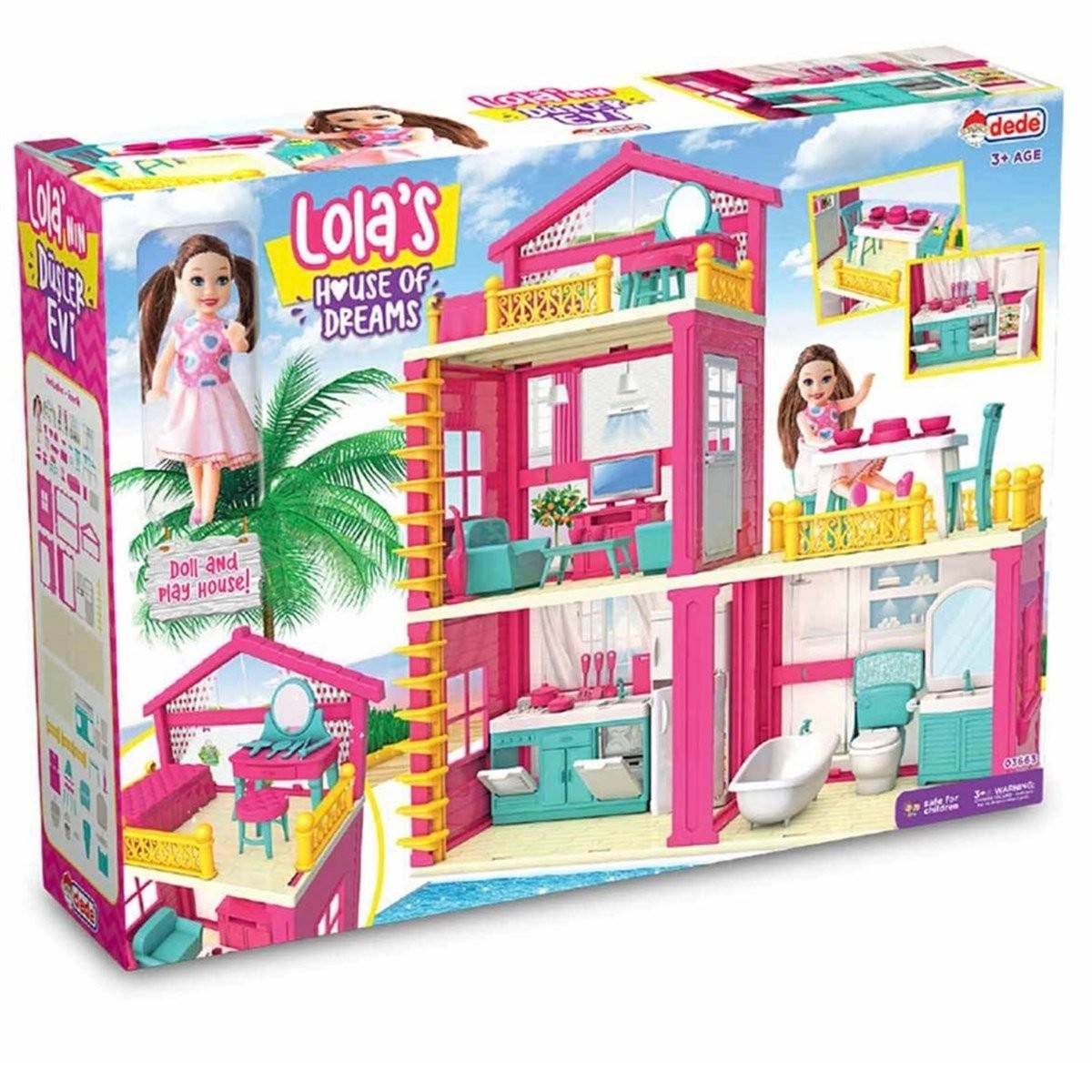 Dede Lola'nın 3 Katlı Rüya Evi Seti