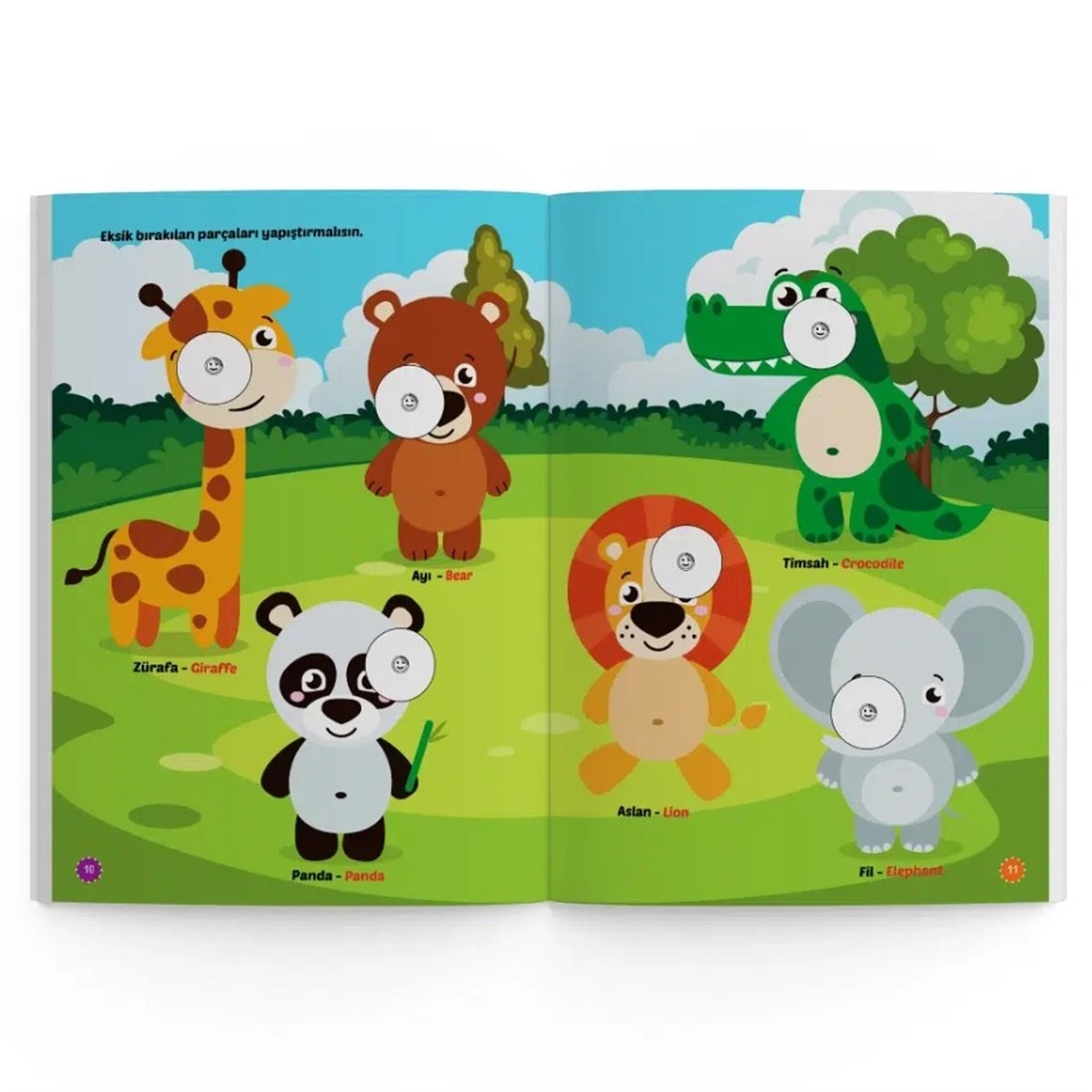 İlk Sticker Kitabım 2-4 Yaş / Yapıştır-Çiz-Boya (Taşıtlar-Hayvanlar-Yiyecekler)