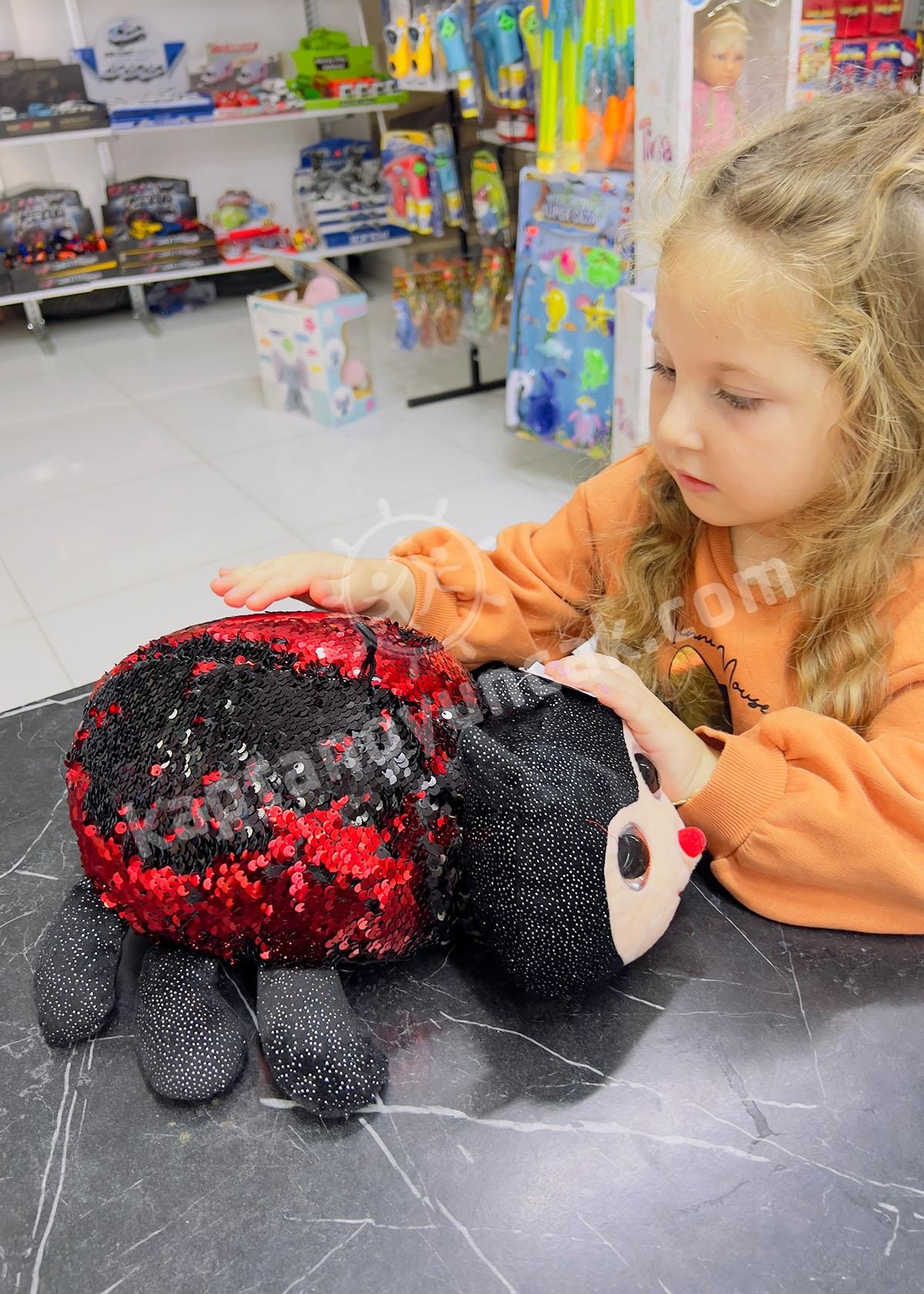 Peluş Uğur Böceği 35 Cm