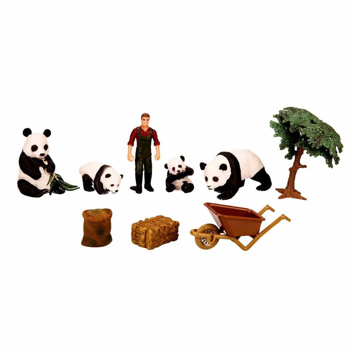 Sunman Panda Vahşi Hayvanlar Çiftlik Oyun Seti