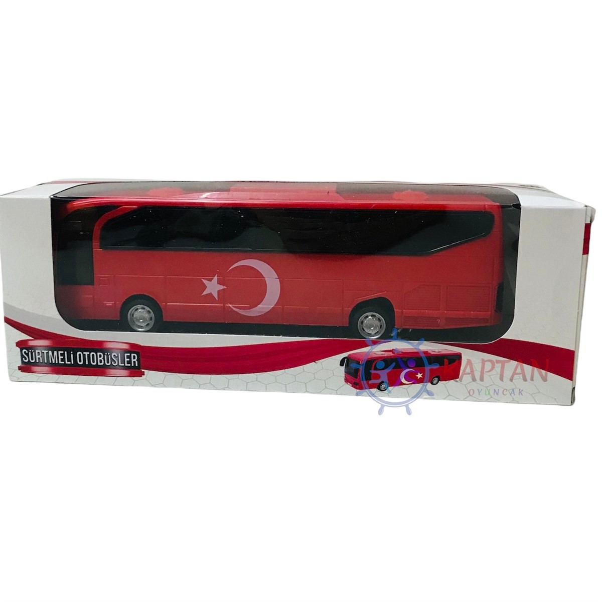 Canem Türk Bayraklı Sürtmeli Otobüs