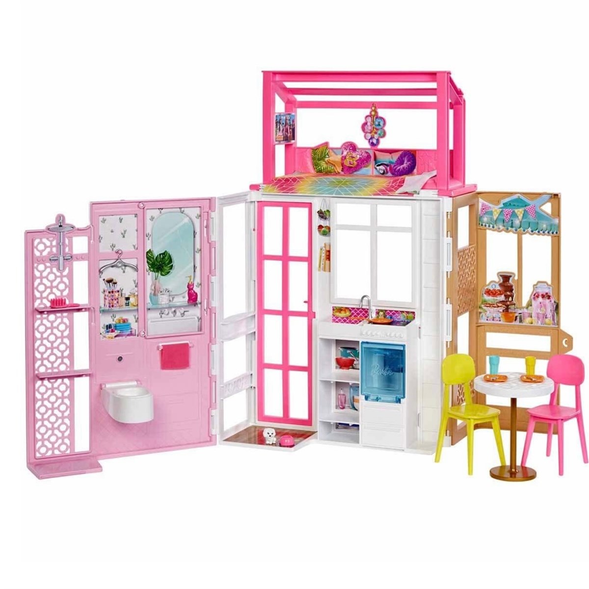 Barbie Taşınabilir Portatif Evi HCD47