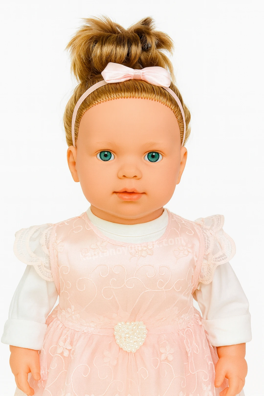 Özel Kıyafetli Türkçe Konuşan Sesli Azra Bebek 60 Cm Kahverengi Saçlı