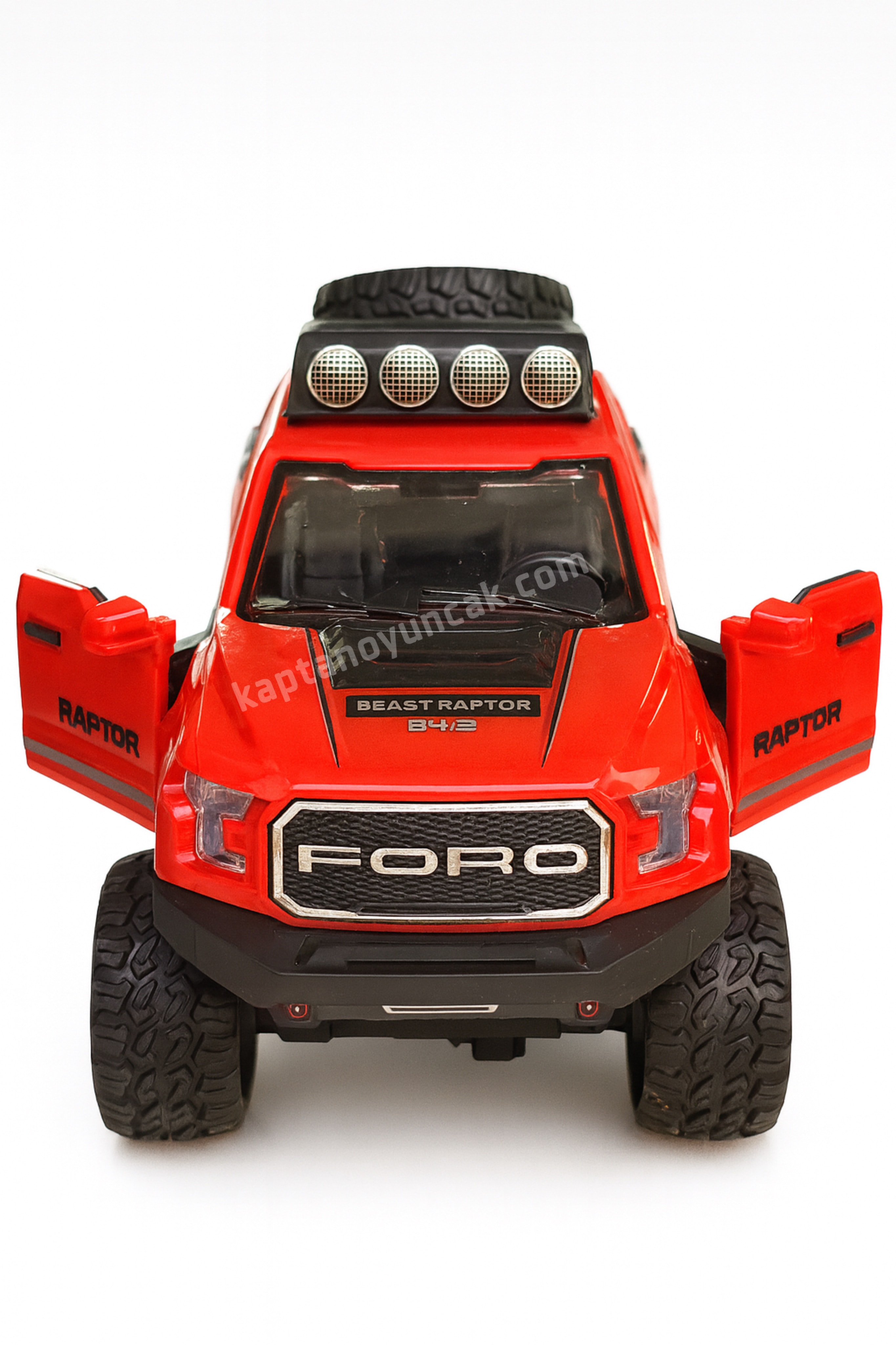 Duman Çıkartabilen Sesli Işıklı Sürtmeli Ford Ranger Off Road Araba