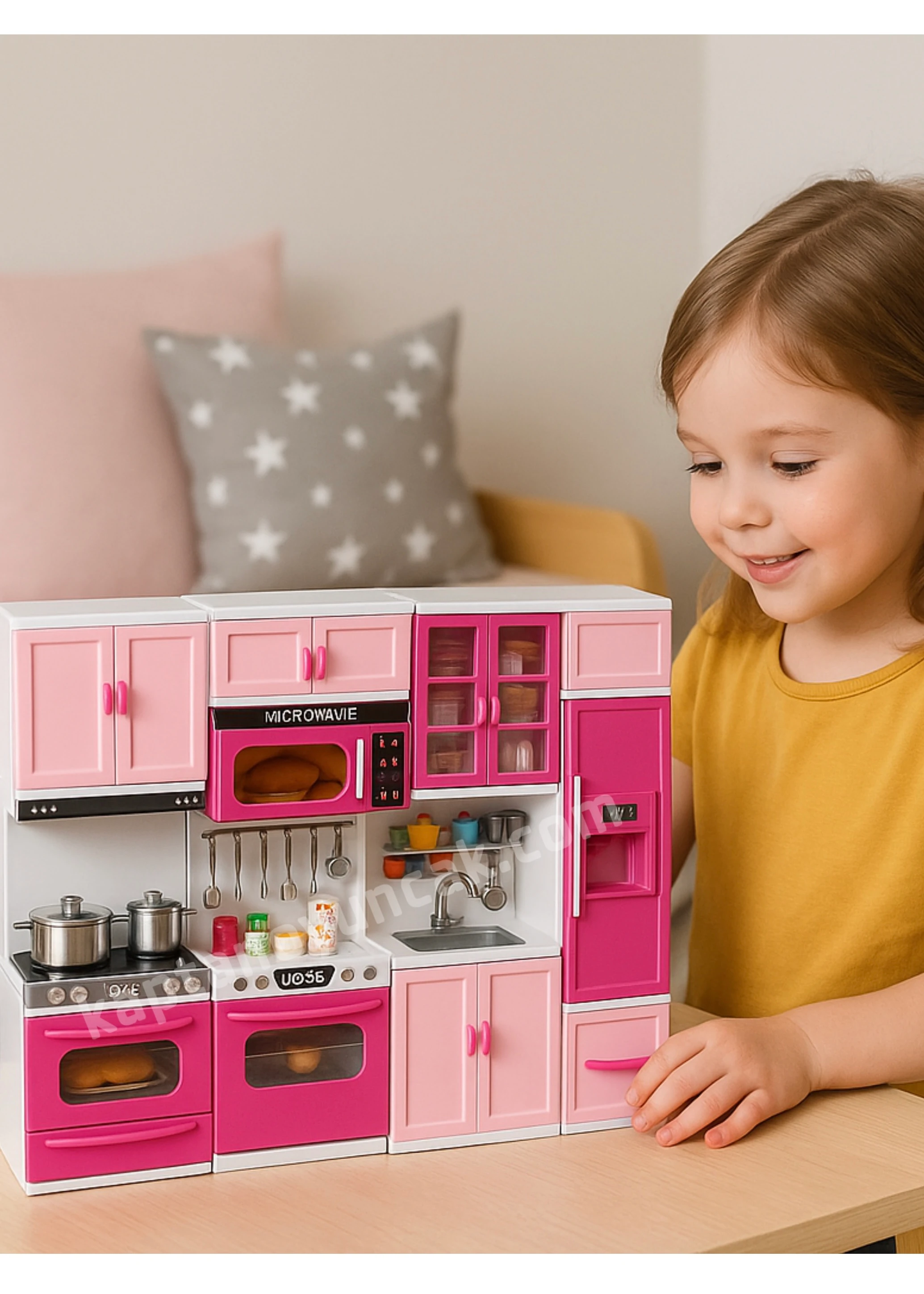 Oydaş My Lıttle Chefs 4'lü Mutfak Seti Tüm Kapakları Açılır Kapanır