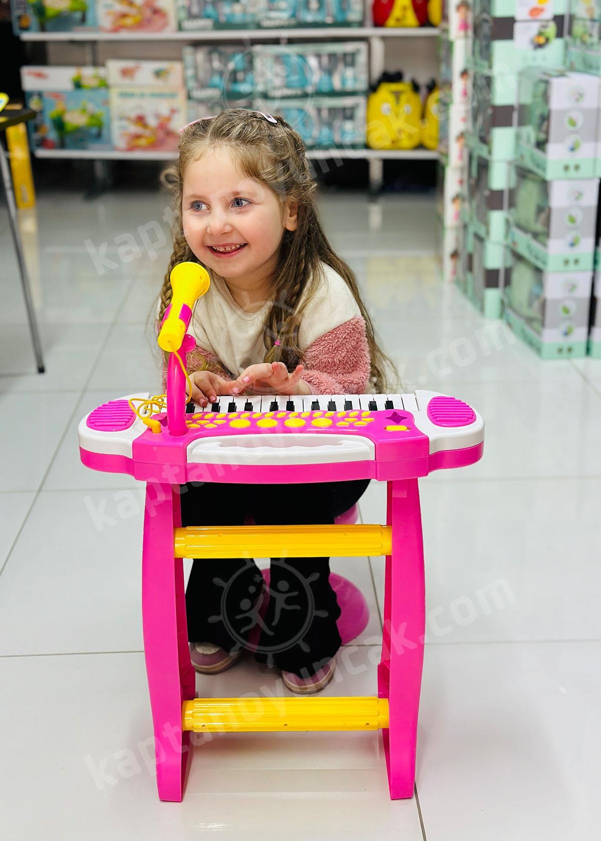 Vardem Mikrofonlu 24 Tuşlu Mp3 Çalar Mini Piyano