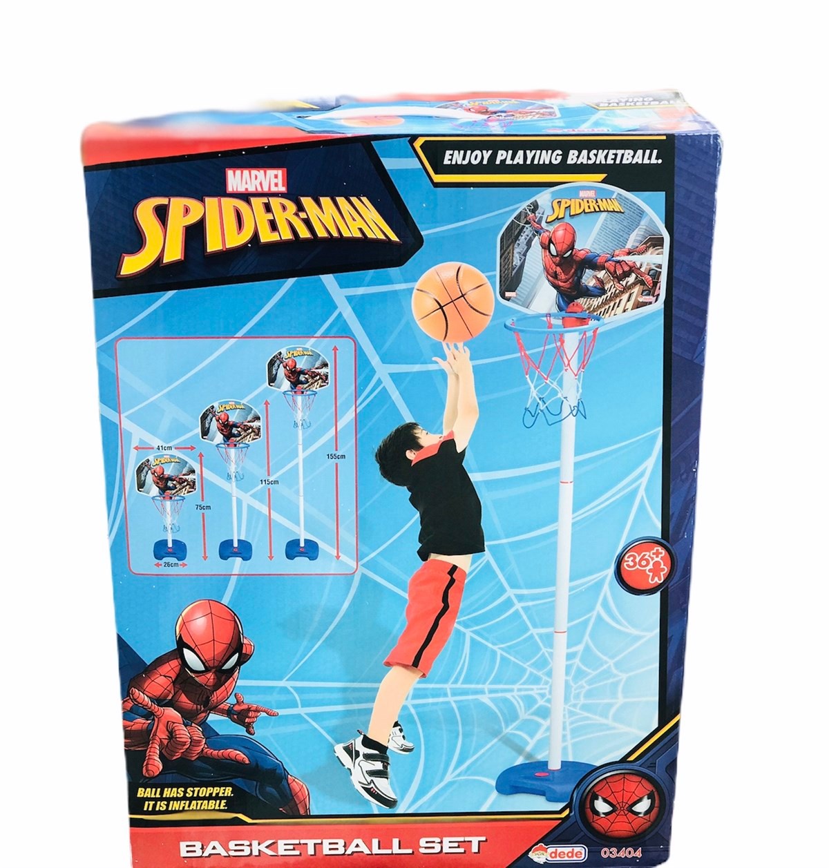 Dede Örümcek Adam Spiderman Ayaklı Basketbool Set