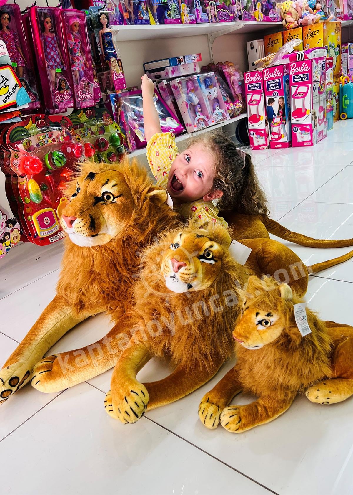 Peluş Aslan 100 Cm Büyük Boy