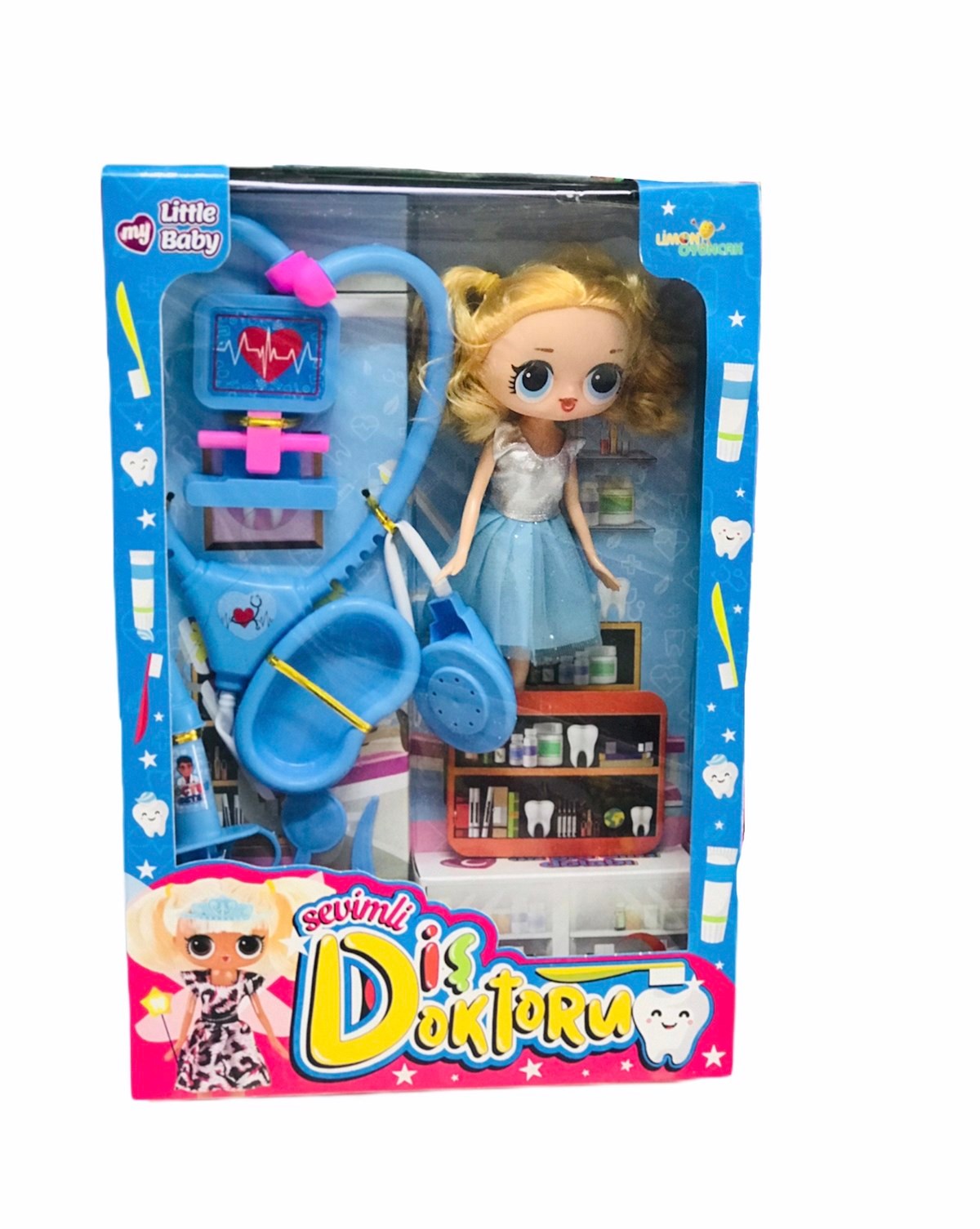Sevimli Diş Doktorum Oyuncak Bebek