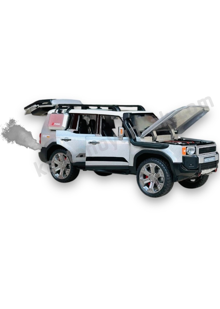 Çek Bırak Sesli ve Işıklı Duman Çıkartan Metal Jeep