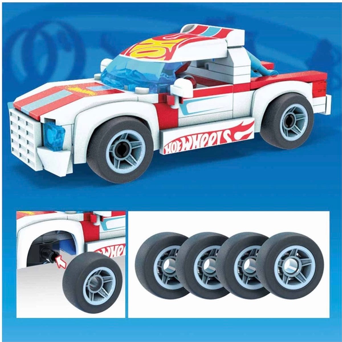 Hot Wheels Mega Construx İkili Yarış Paketi