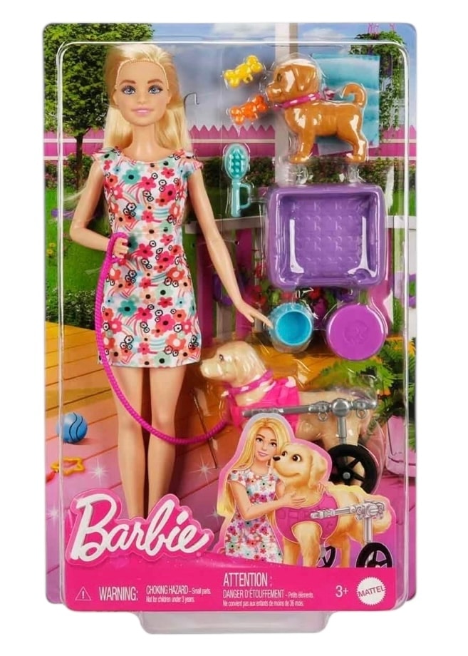 Barbie ve Engelli Köpeği Oyun Seti HTK37