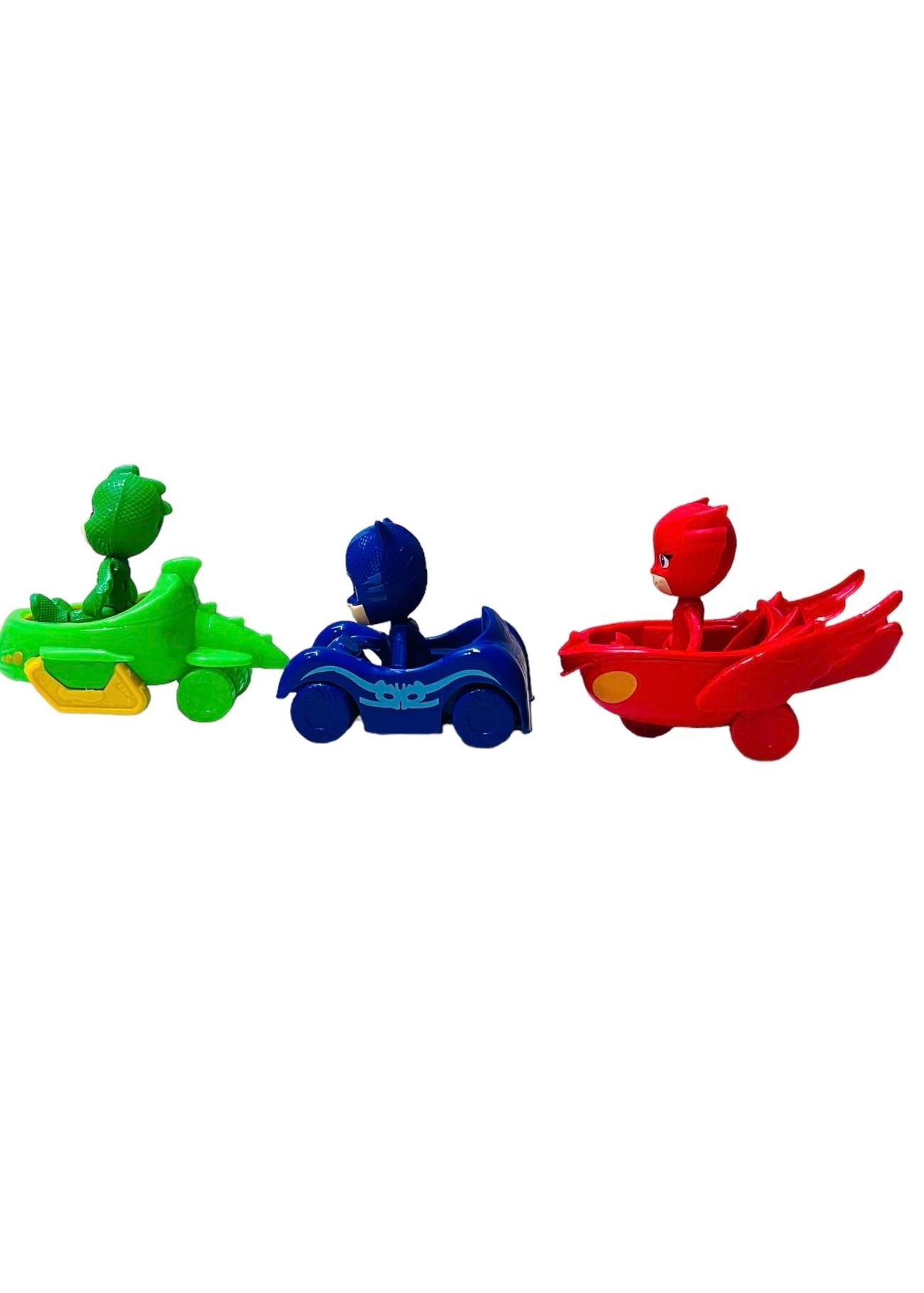 Pjmasks Pj Maskskeliler 6 Figür 3 Araç Figür Oyuncak Seti