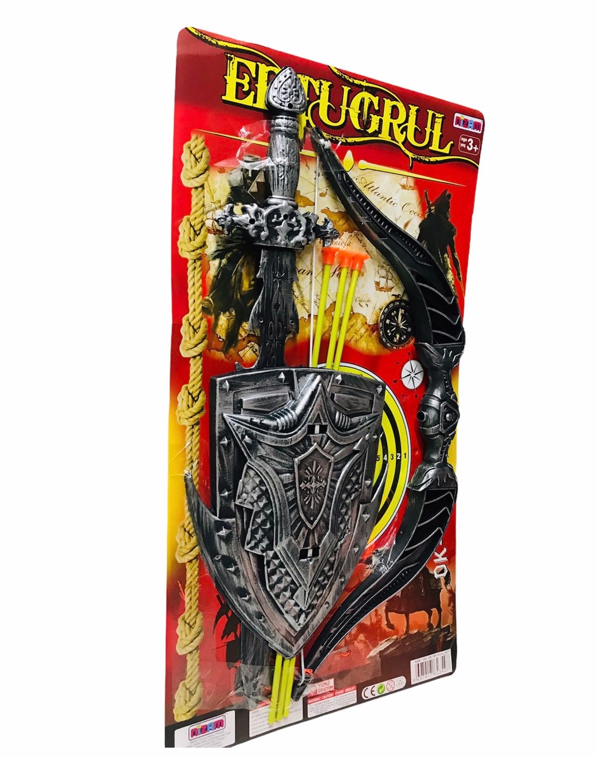 Ertuğrul BÜYÜK BOY Ok Yay Kılıç Oyun Seti
