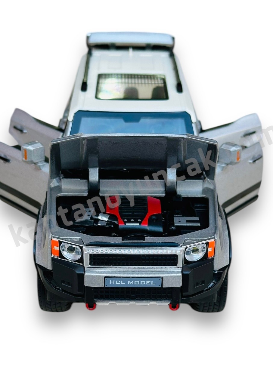 Çek Bırak Sesli ve Işıklı Duman Çıkartan Metal Jeep