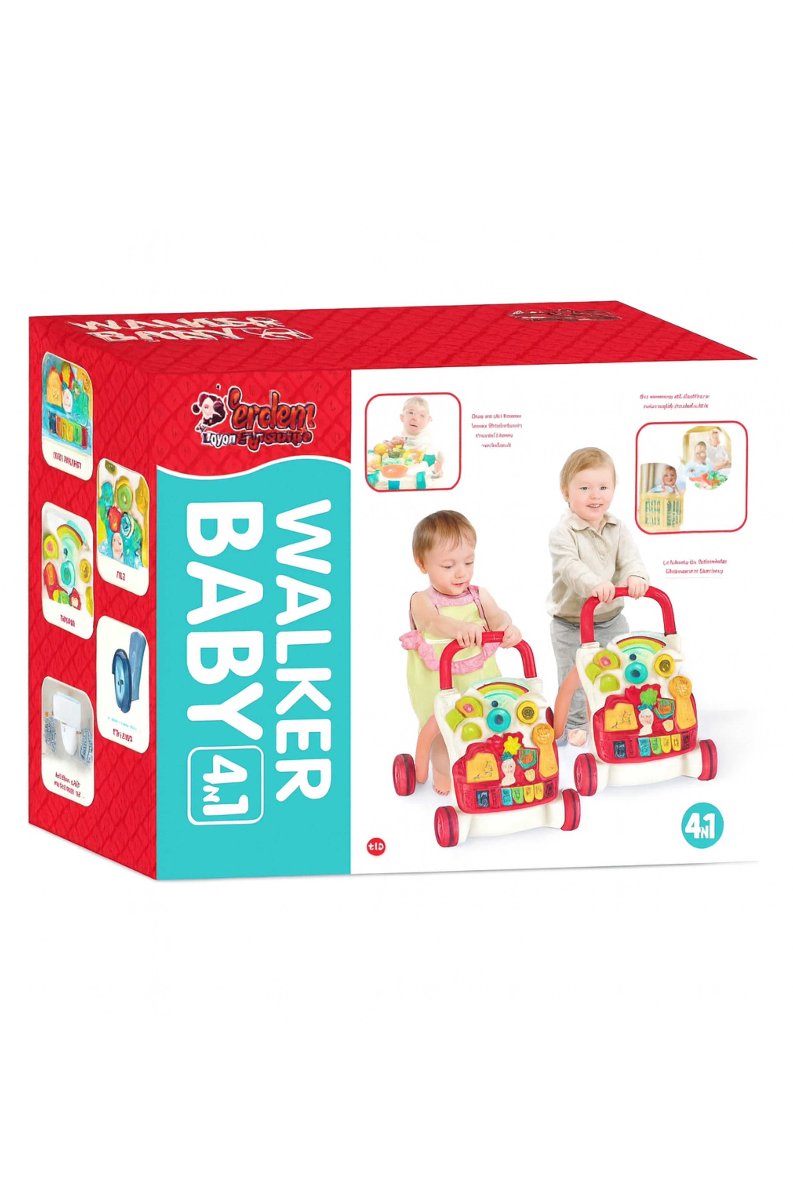Piyanolu 4 ü 1 Arada İlk Adım Bebek Yürüteci