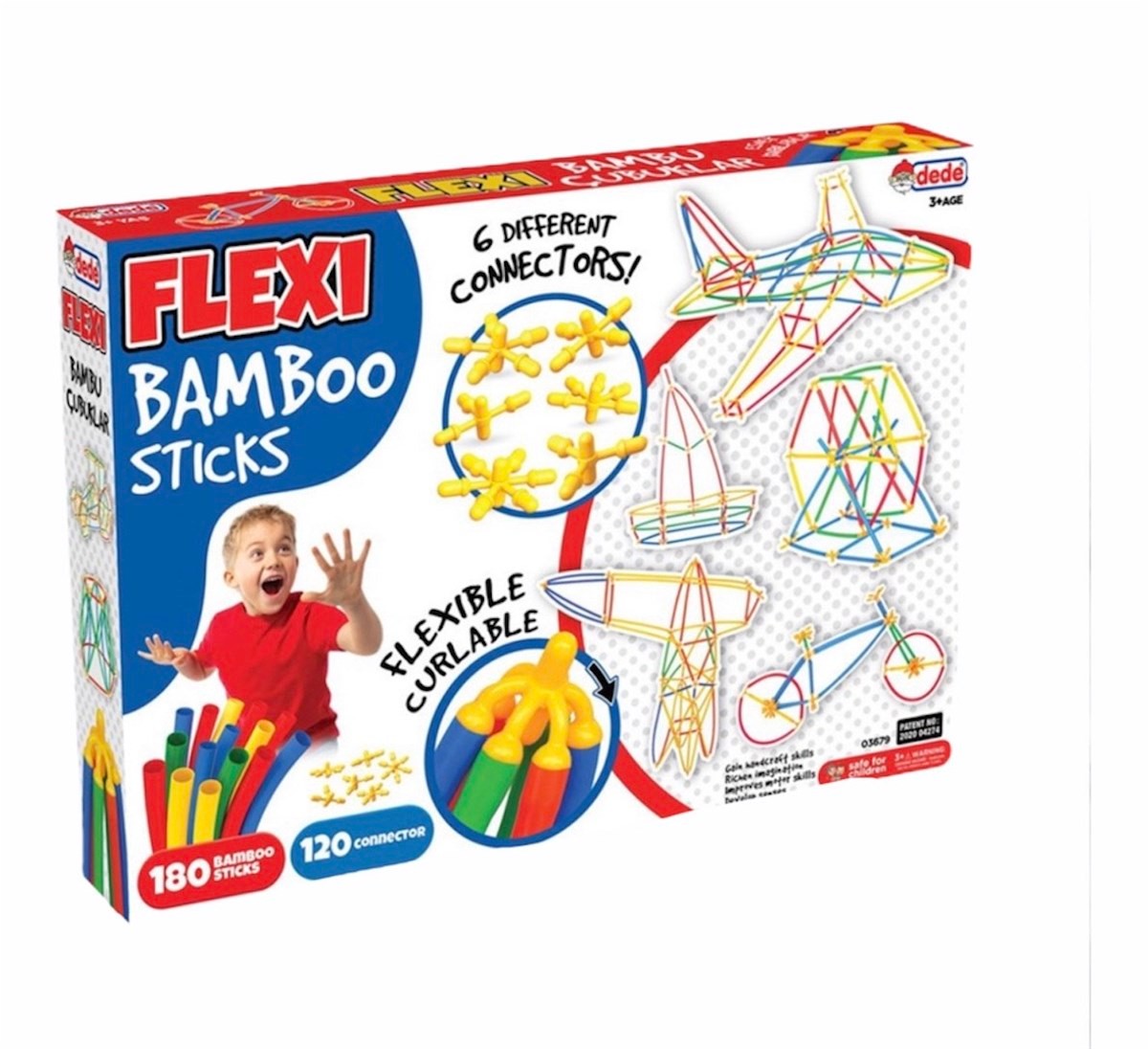 Dede Flexi Bambu Çubuklar 300 Parça
