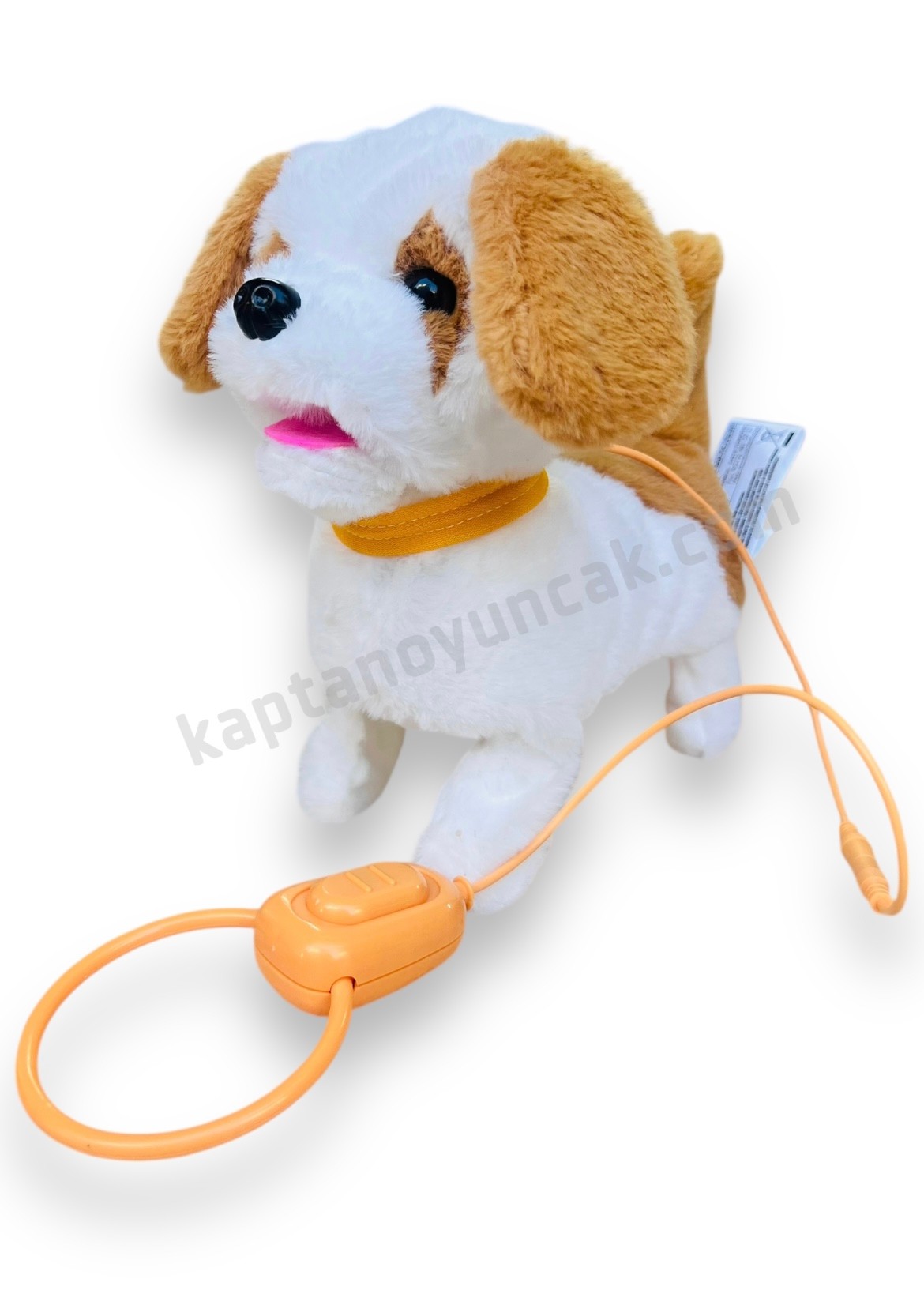 Tasmalı Hareketli Yürüyen Peluş Köpek 