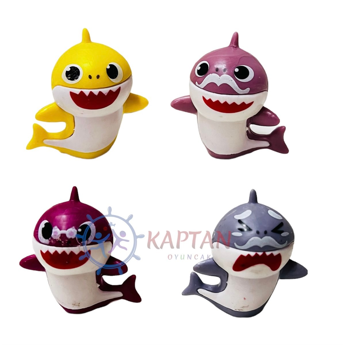 Baby Shark 4'lü Figür Oyuncak
