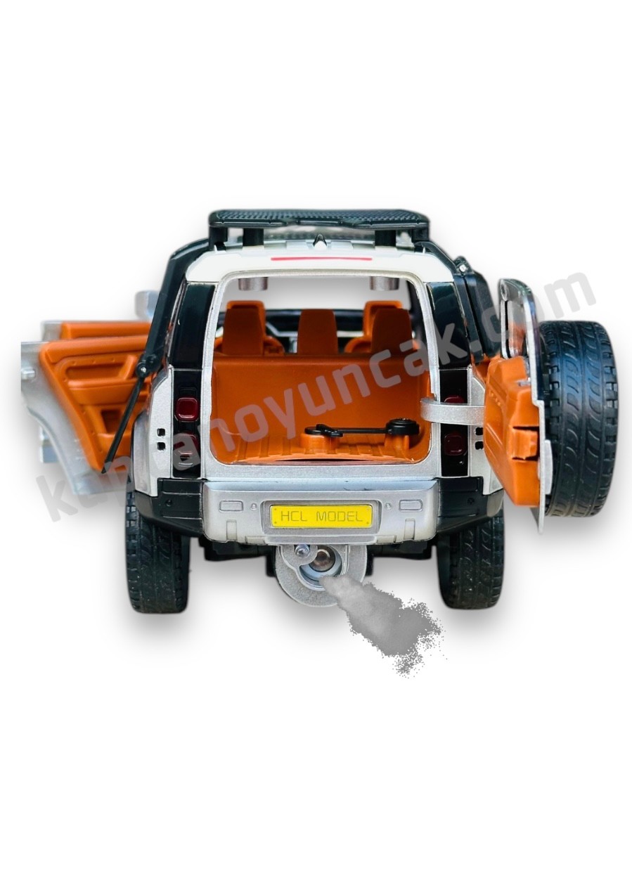 Çek Bırak Sesli ve Işıklı Duman Çıkartan Metal Jeep