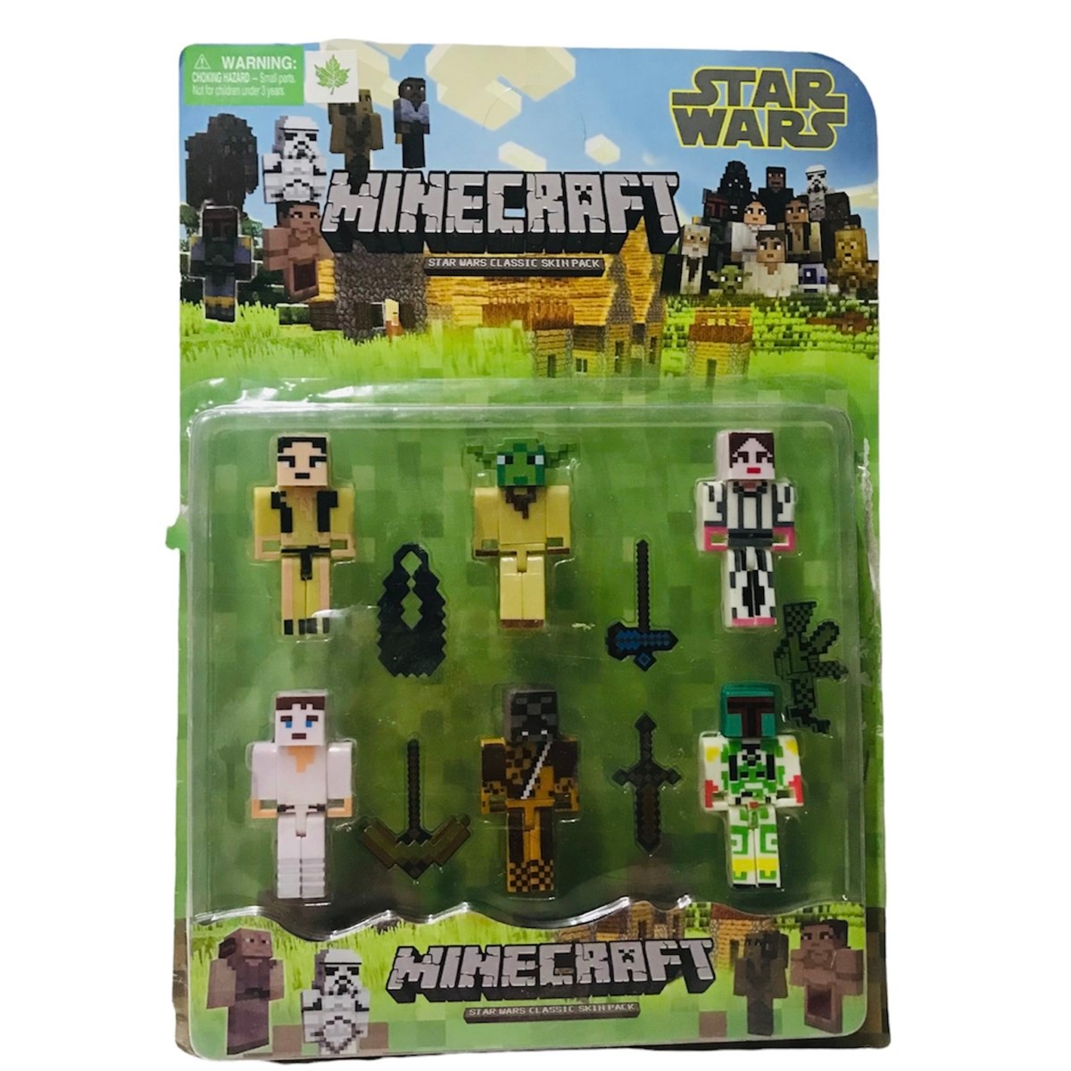 Minecraft Stars Wars Karakterleri 11 Parça Oyuncak