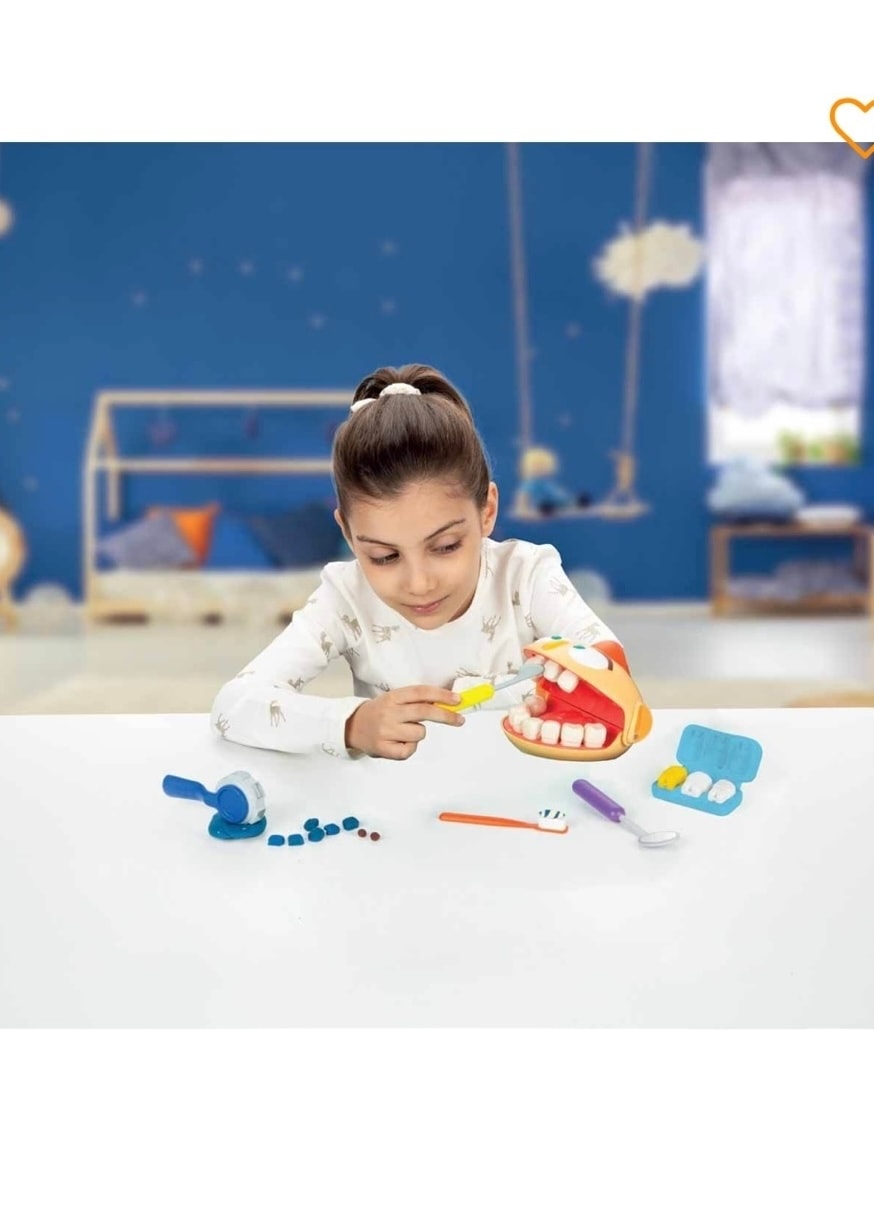 Crafy Dr. Toothy Dişçi Oyun Hamuru Seti 15 Parça