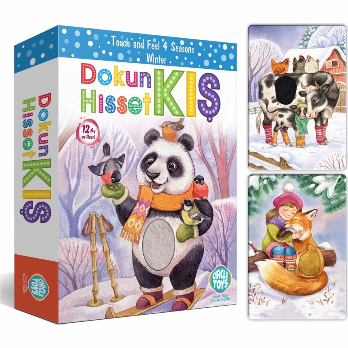 Circle Toys Dokun Hisset Tanı Kış Eğitim Kartları