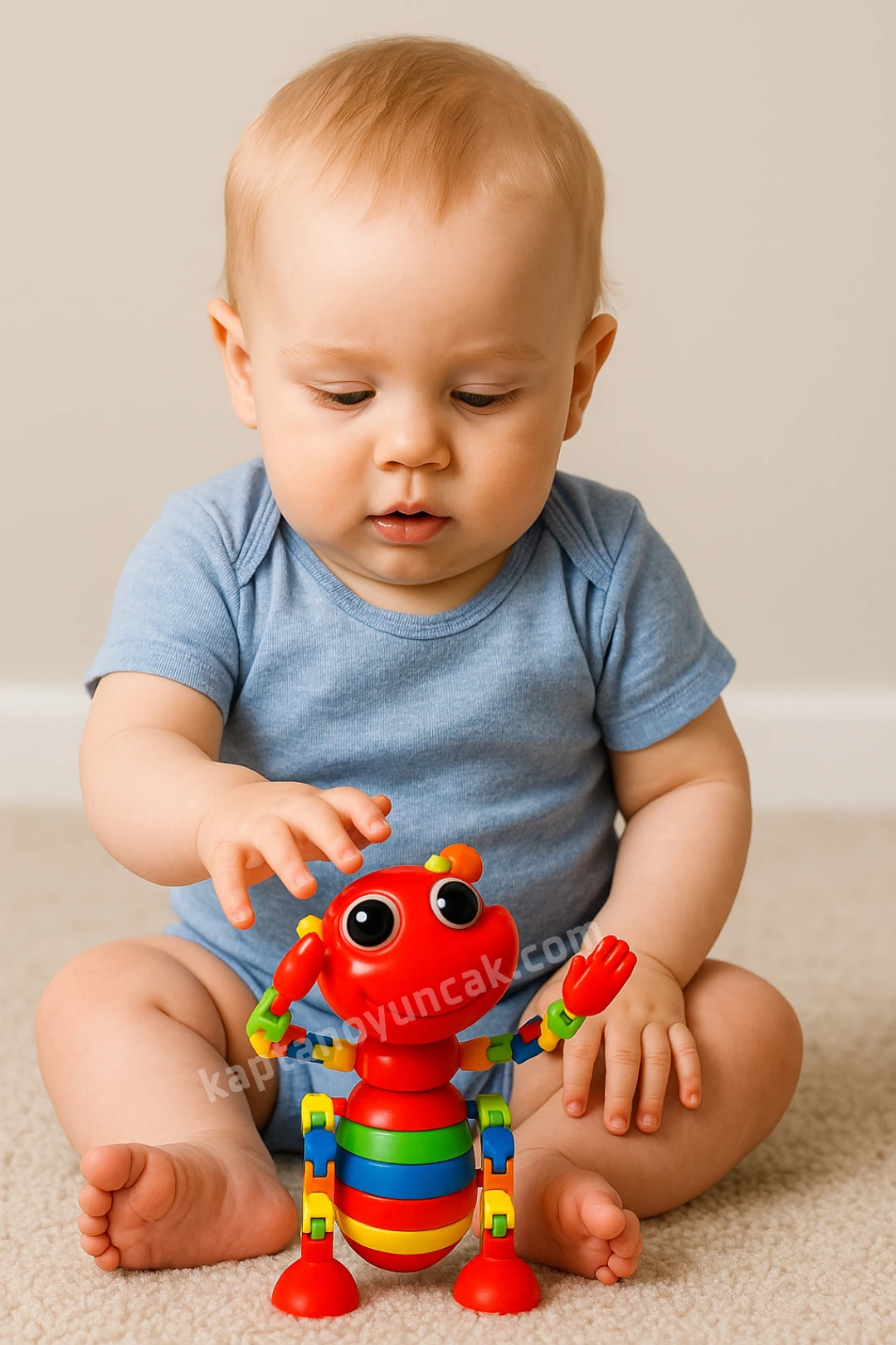 Sevimli Eğitici Sök Tak Renkli Akrobat Karınca Montessori Eğitici Oyuncak