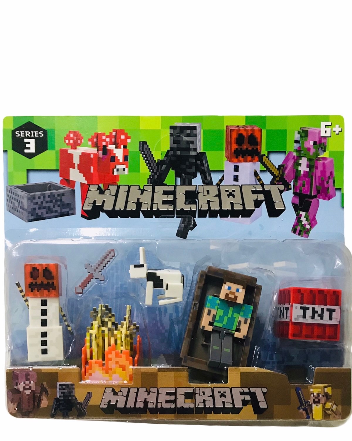 Minecraft Oyuncak Figür Karakterleri 7 Parça Oyuncak Seti