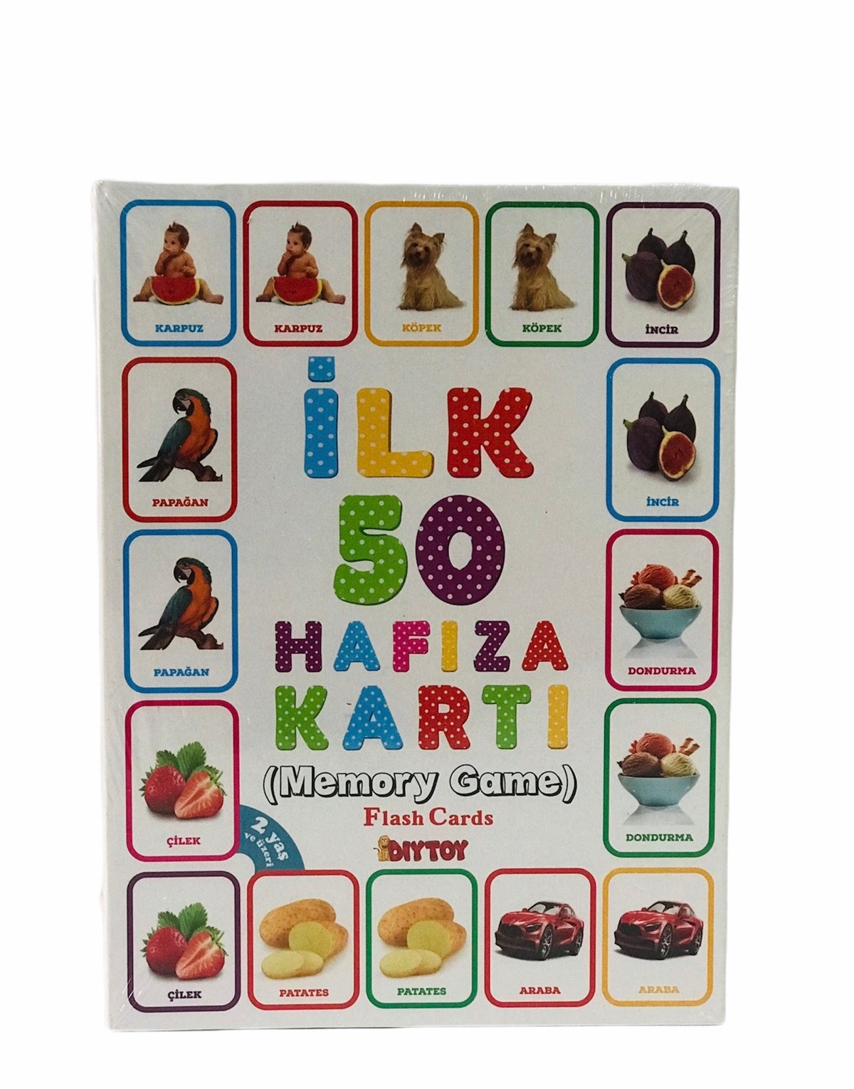 İlk 50 Hafıza Kartları Eğitici Oyuncak