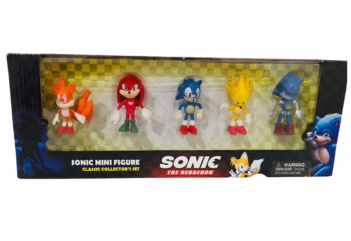 Süper Sonic 5 li Çizgi Film Figürleri Oyuncak