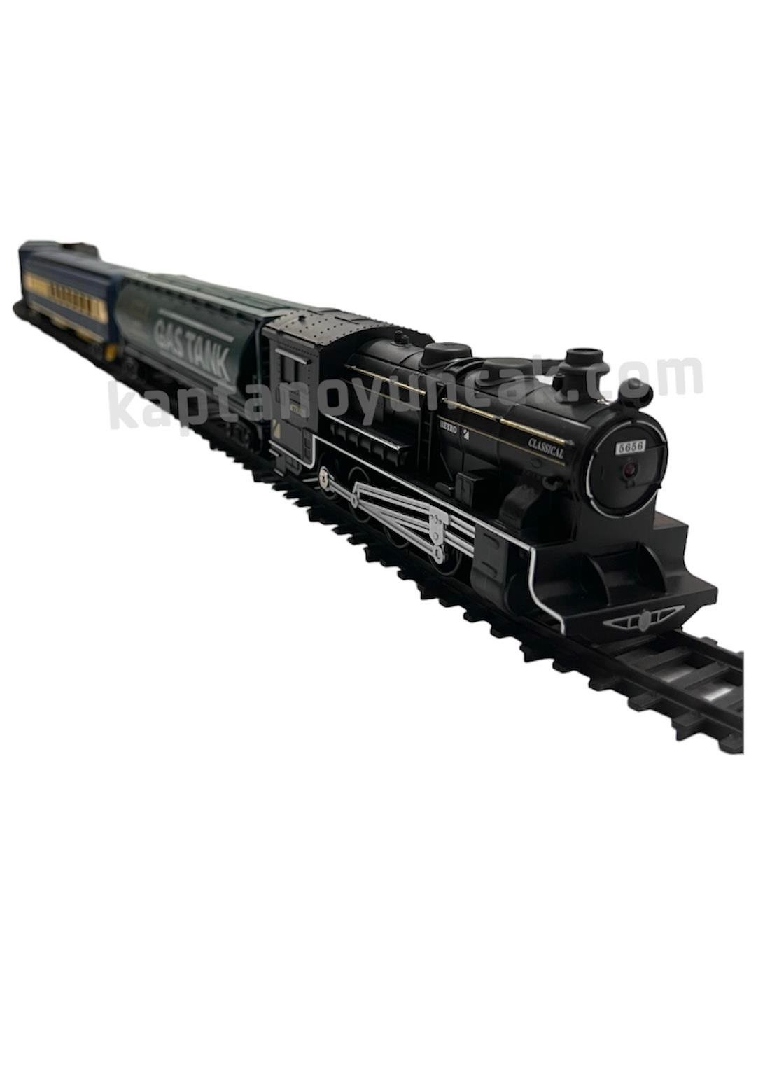 Vardem Sesli Işıklı Kara Tren 33 Parça