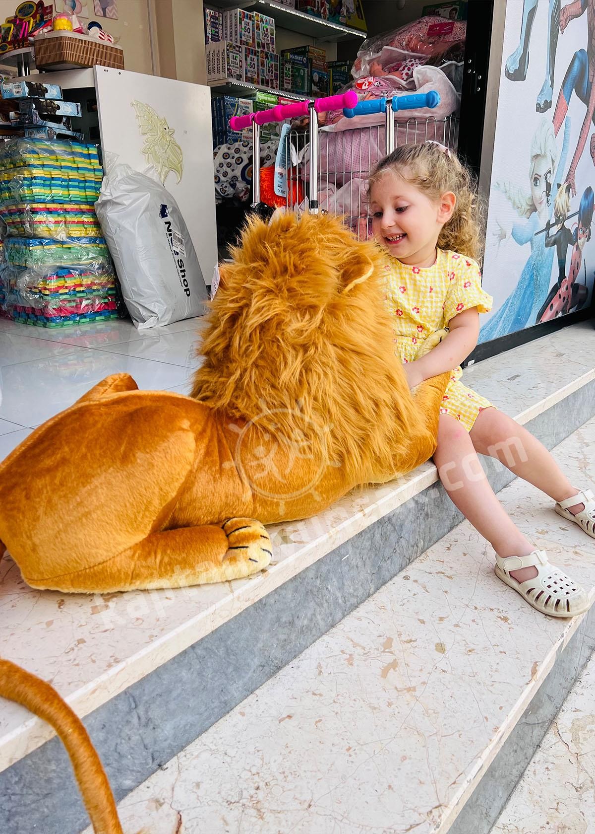 Peluş Aslan 150 Cm Büyük Boy