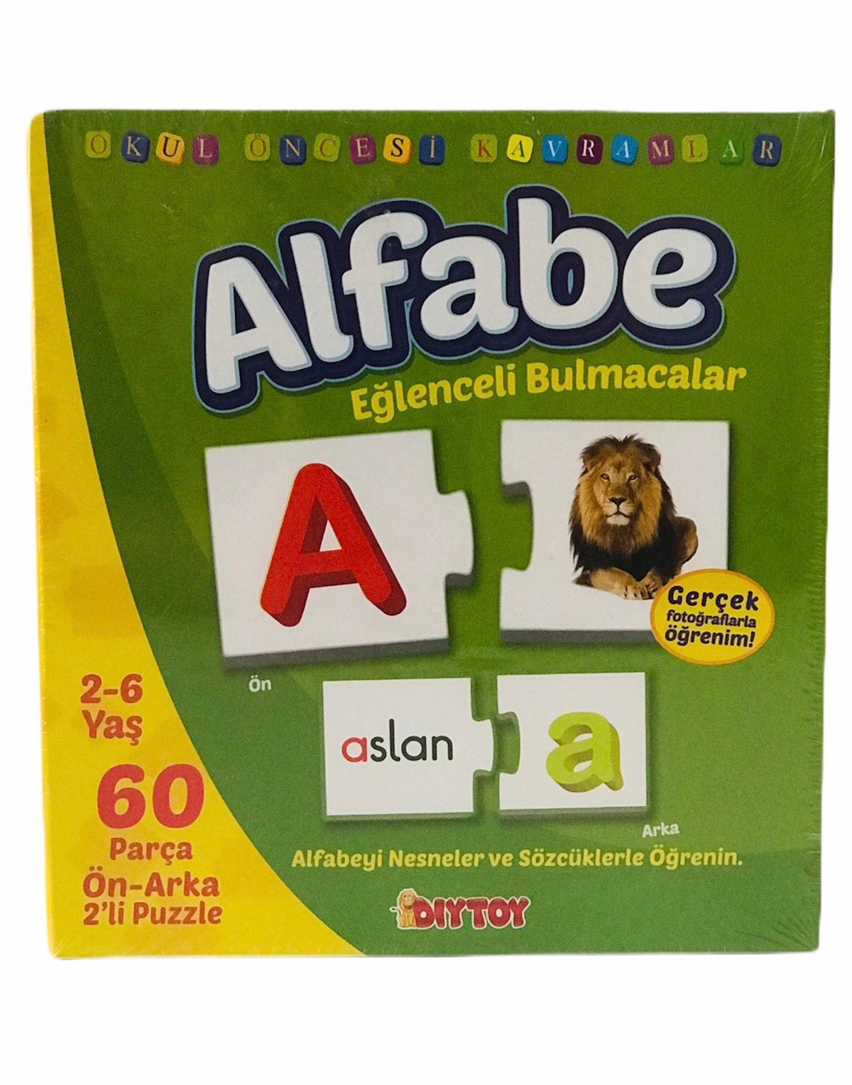 Alfabe Eğlenceli Bulmacalar Eğitici Oyuncak
