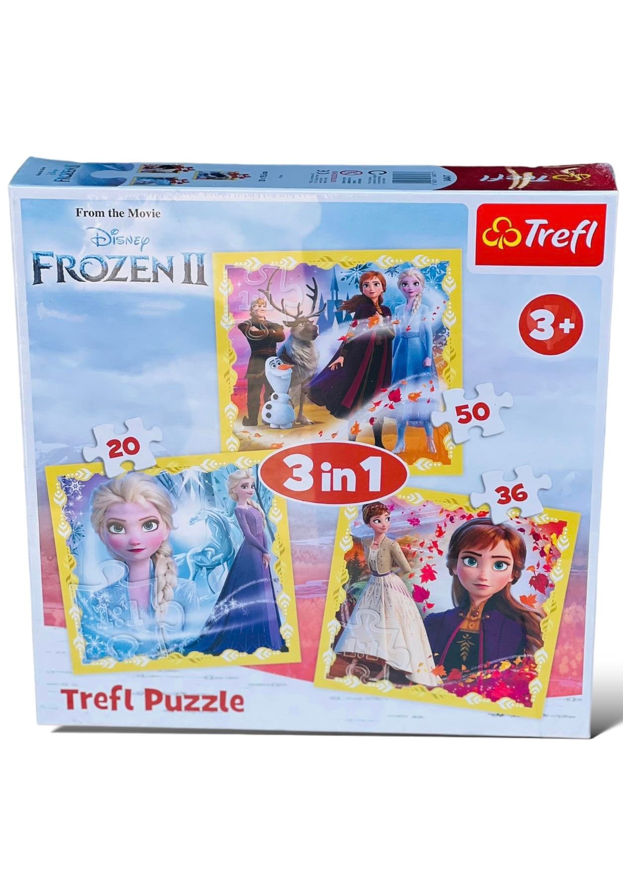 Disney Frozen 3 ü 1 Arada Puzzle 106 Parça