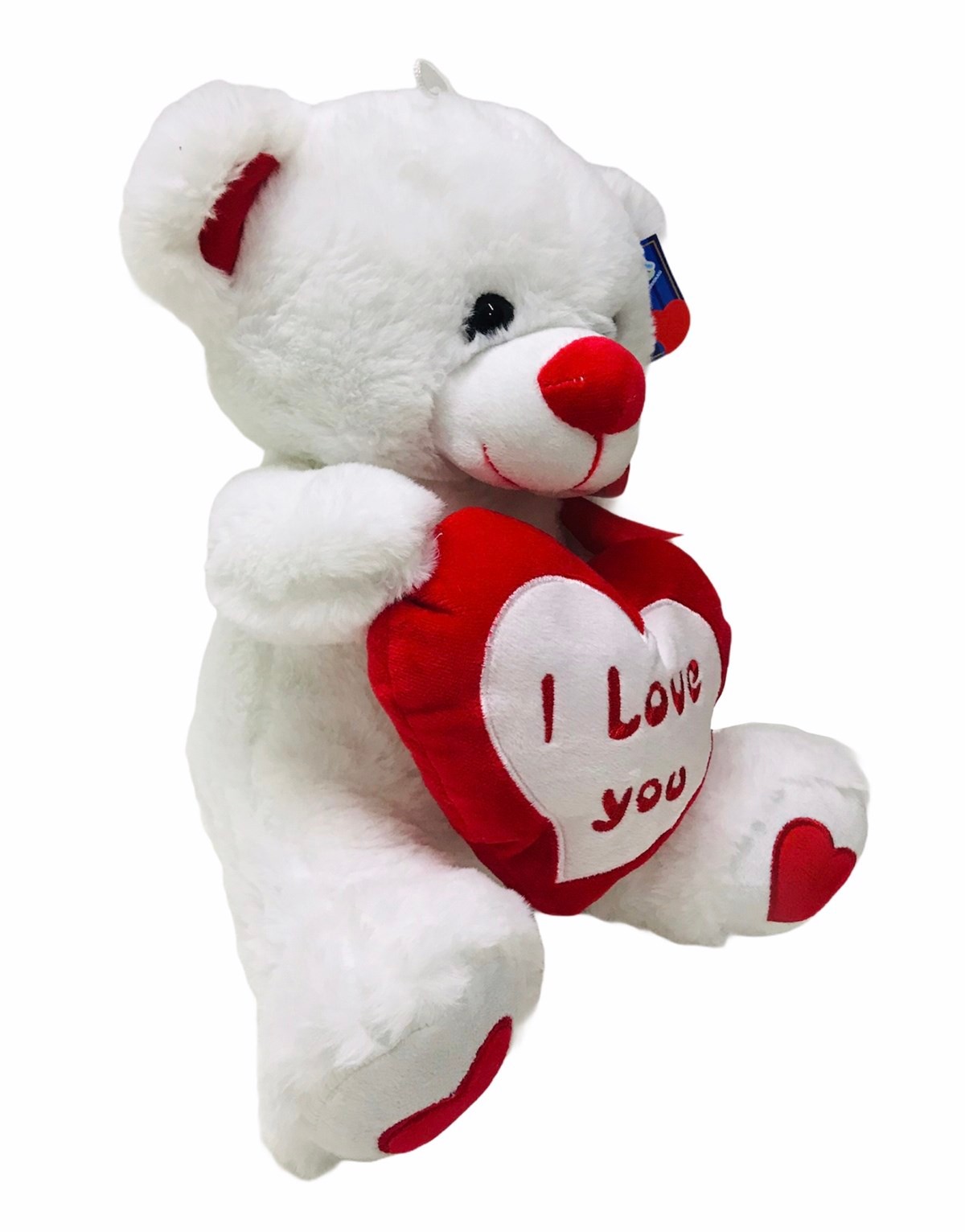Halley Kurdeleli Love You Kalpli Sevimli Peluş Ayı 40 Cm