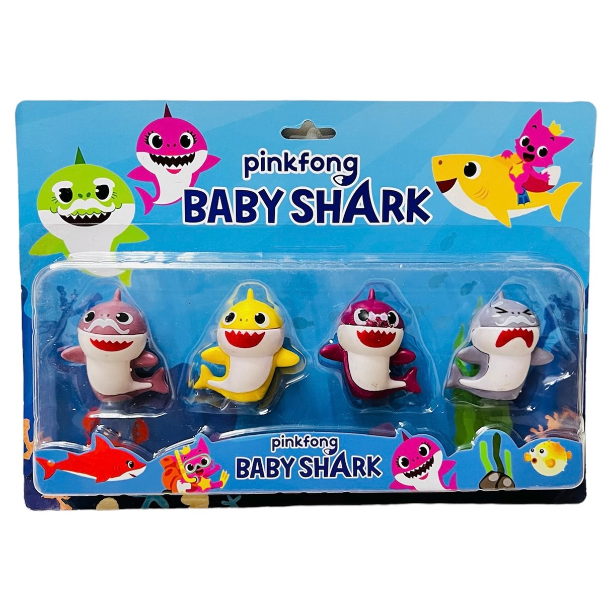 Baby Shark 4'lü Figür Oyuncak