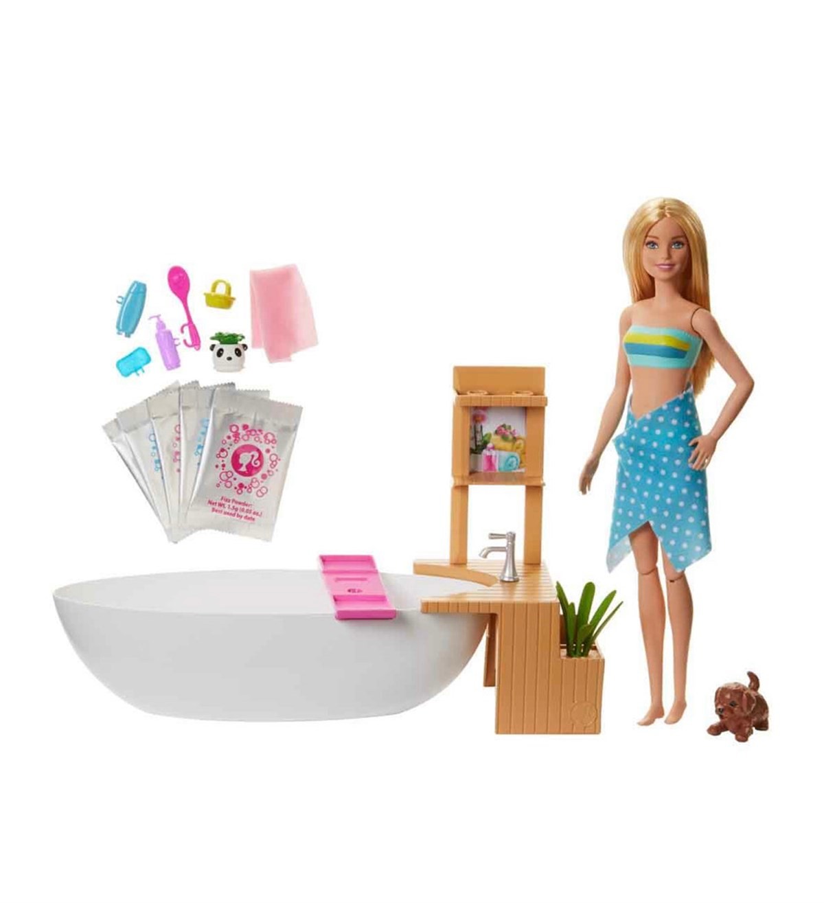 Barbie Wellness Barbie'nin Spa Günü Oyun Seti