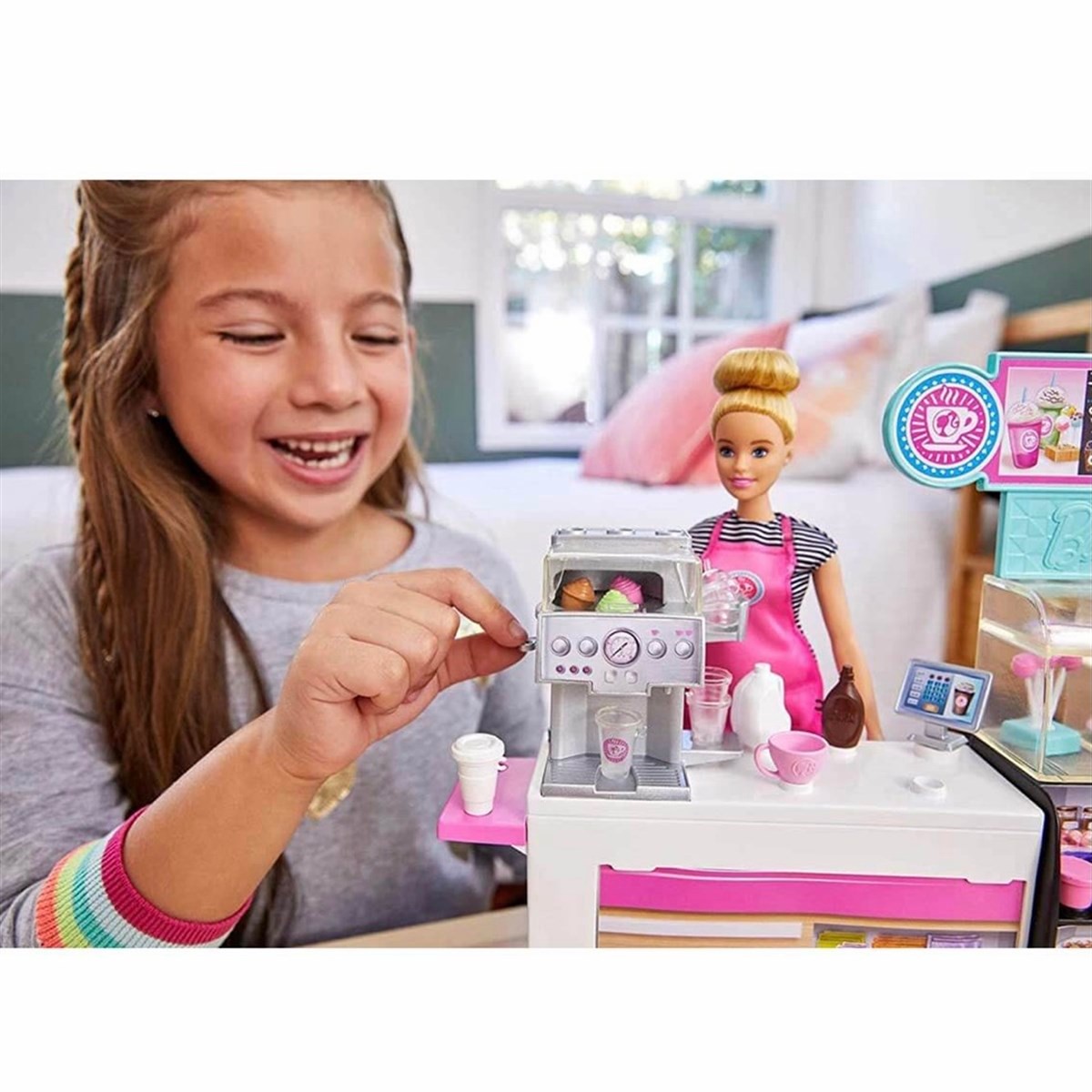 Barbie Kahve Dükkanı Oyun Seti GMW03