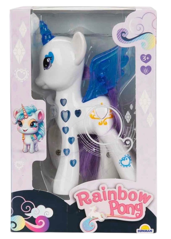 Işıklı Kanatlı Unicorn Pony At