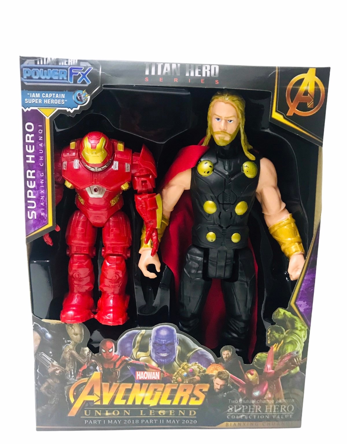 Avengers Yenilmezler Süper Kahramanlar Thor ve Hulkbuster 2 li Oyuncak