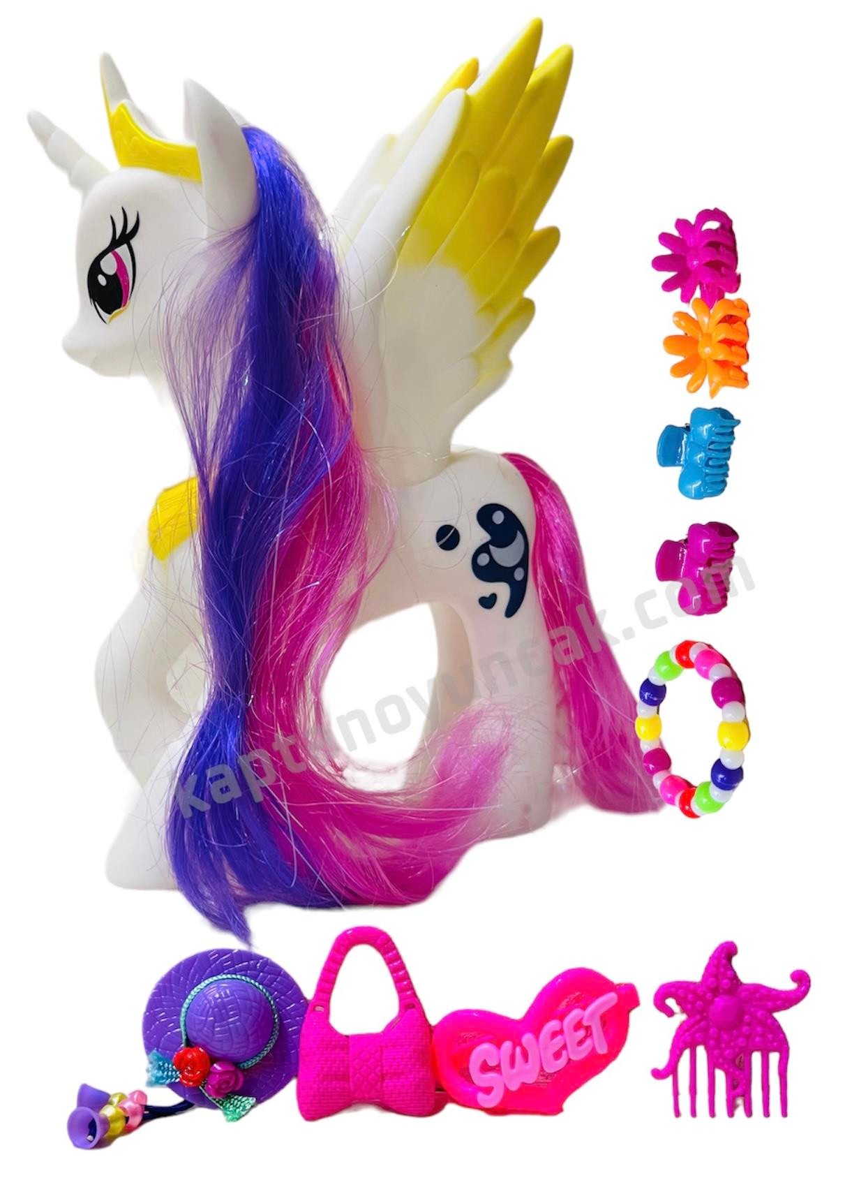 My Little Pony Aksesuarlı Büyük Boy Pony Oyuncak Seti