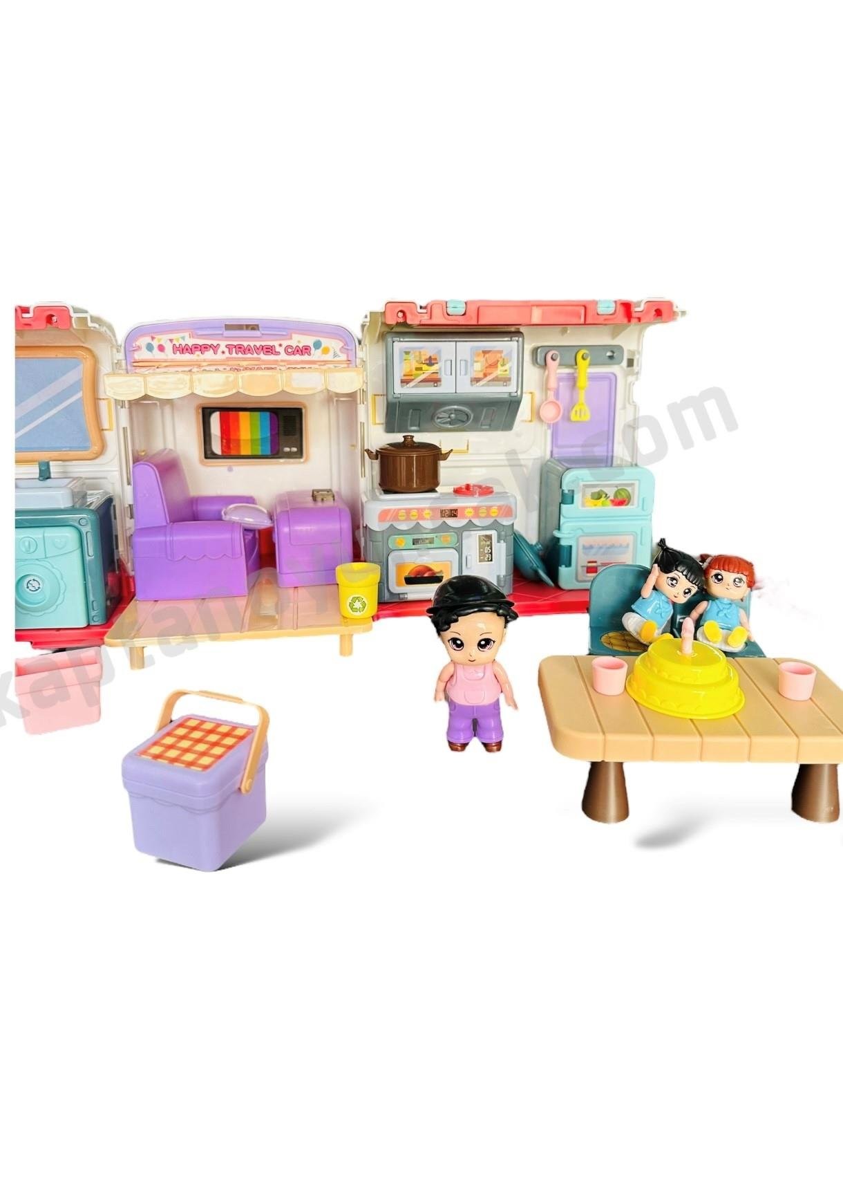 Vardem Büyük Boy Sesli Işıklı Aksesuarlı Karavan