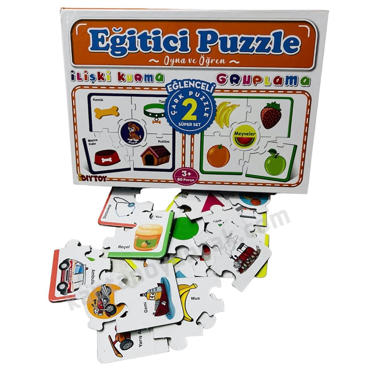 Eğitici Çark Puzzle İlişki Kurma Ve Gruplama