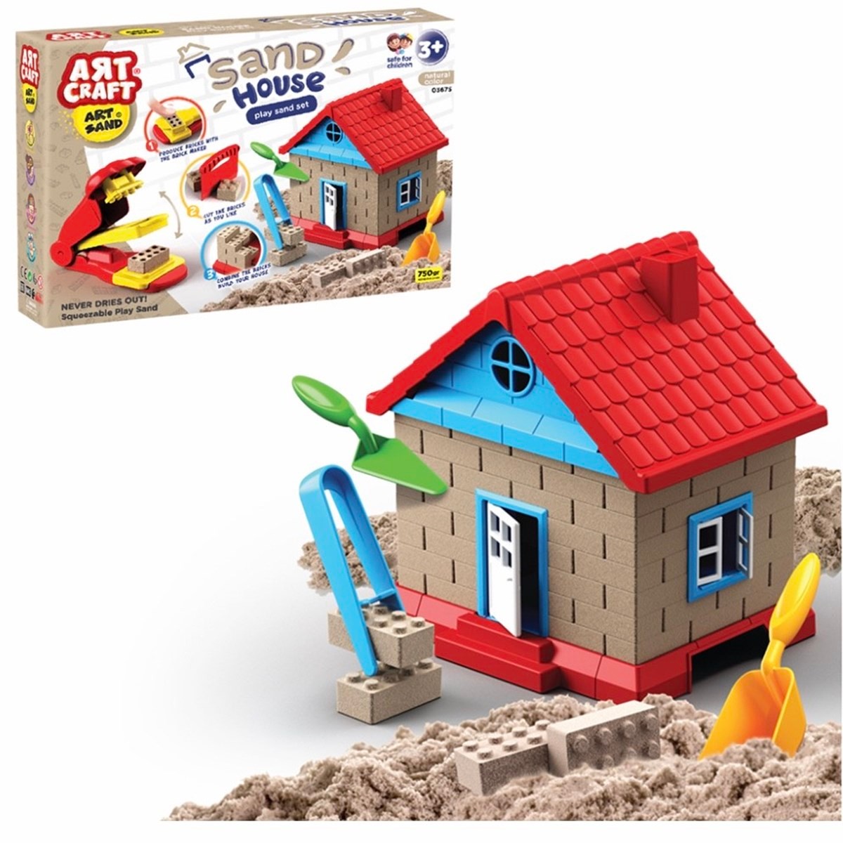 Dede Art Craft İnşaat Kinetik Kum Ev Seti